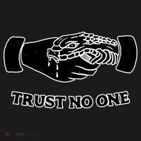 Trust No One Shake Hands With A Snake Long Sleeve Shirt thumb 2