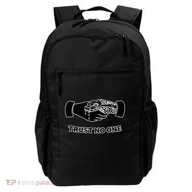 Trust No One Shake Hands With A Snake Backpack