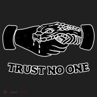 Trust No One Shake Hands With A Snake Urban Oversized Heavyweight T-Shirt thumb 2