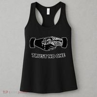 Trust No One Shake Hands With A Snake Women's Tank Top thumb 3