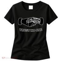 Trust No One Shake Hands With A Snake Women's T-Shirt thumb 0