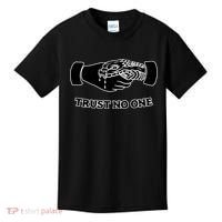 Trust No One Shake Hands With A Snake Kids T-Shirt thumb 0