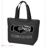 Trust No One Shake Hands With A Snake Tote Bag thumb 3