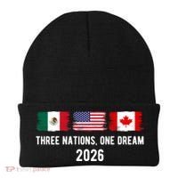 Three Nations One Dream 2026 International Soccer Tournament Beanie thumb 0