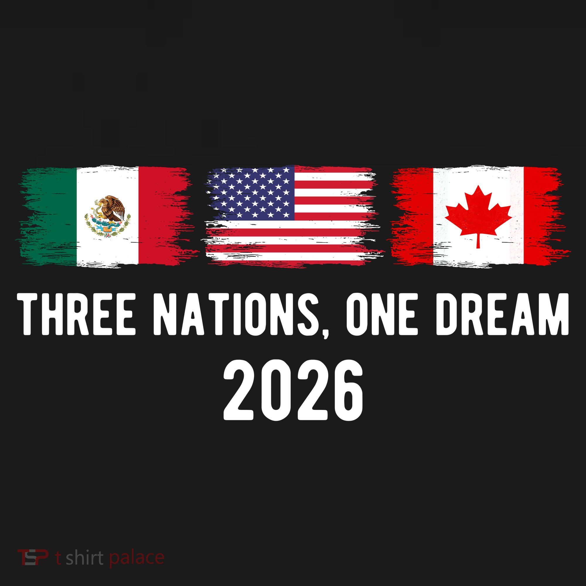 Three Nations One Dream 2026 International Soccer Tournament Women's Hoodie