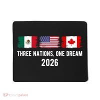 Three Nations One Dream 2026 International Soccer Tournament Mousepad thumb 0