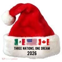 Three Nations One Dream 2026 International Soccer Tournament Santa Hat thumb 0