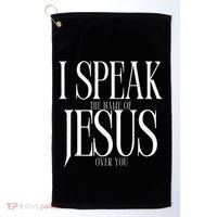 The Name Of Jesus Golf Towel thumb 0