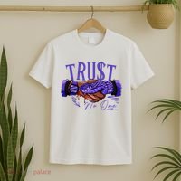 Trust No One Black Field Purple 12s Matching T-Shirt thumb 2