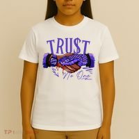 Trust No One Black Field Purple 12s Matching T-Shirt thumb 4