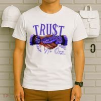 Trust No One Black Field Purple 12s Matching T-Shirt thumb 6