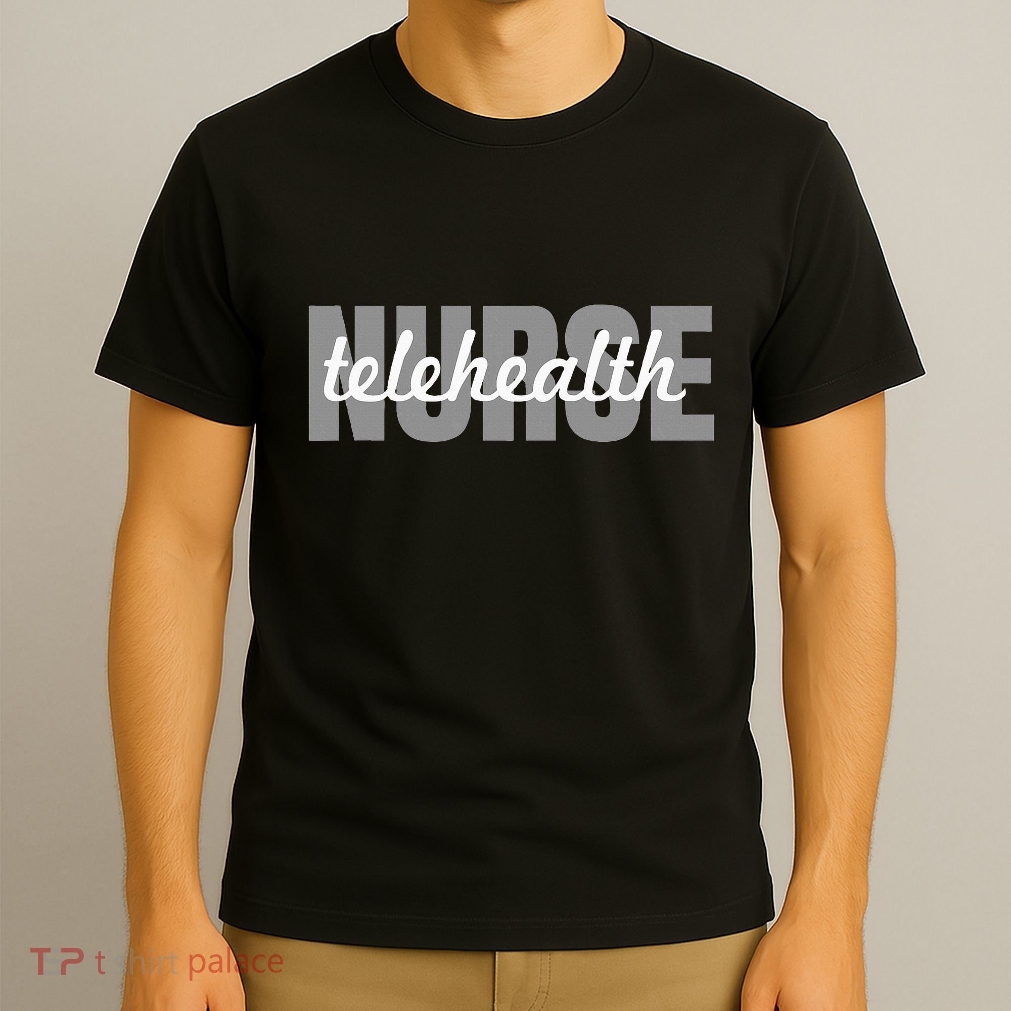 Telehealth Nurse Outfit Virtual Nursing T-Shirt