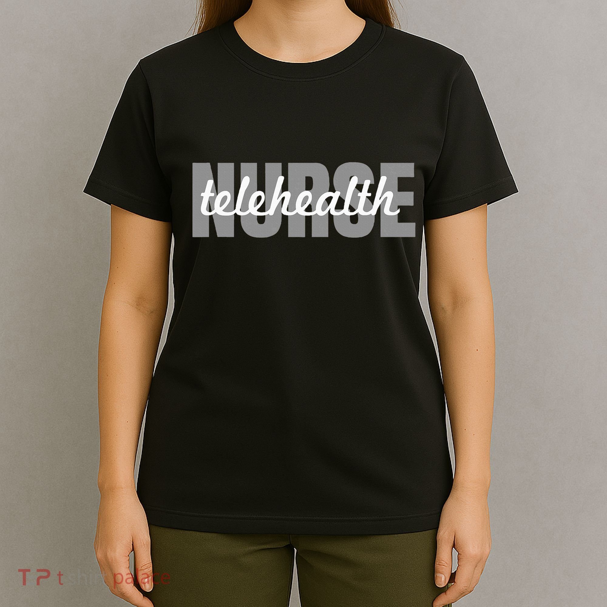 Telehealth Nurse Outfit Virtual Nursing T-Shirt
