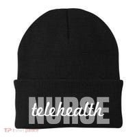 Telehealth Nurse Outfit Virtual Nursing Beanie thumb 0