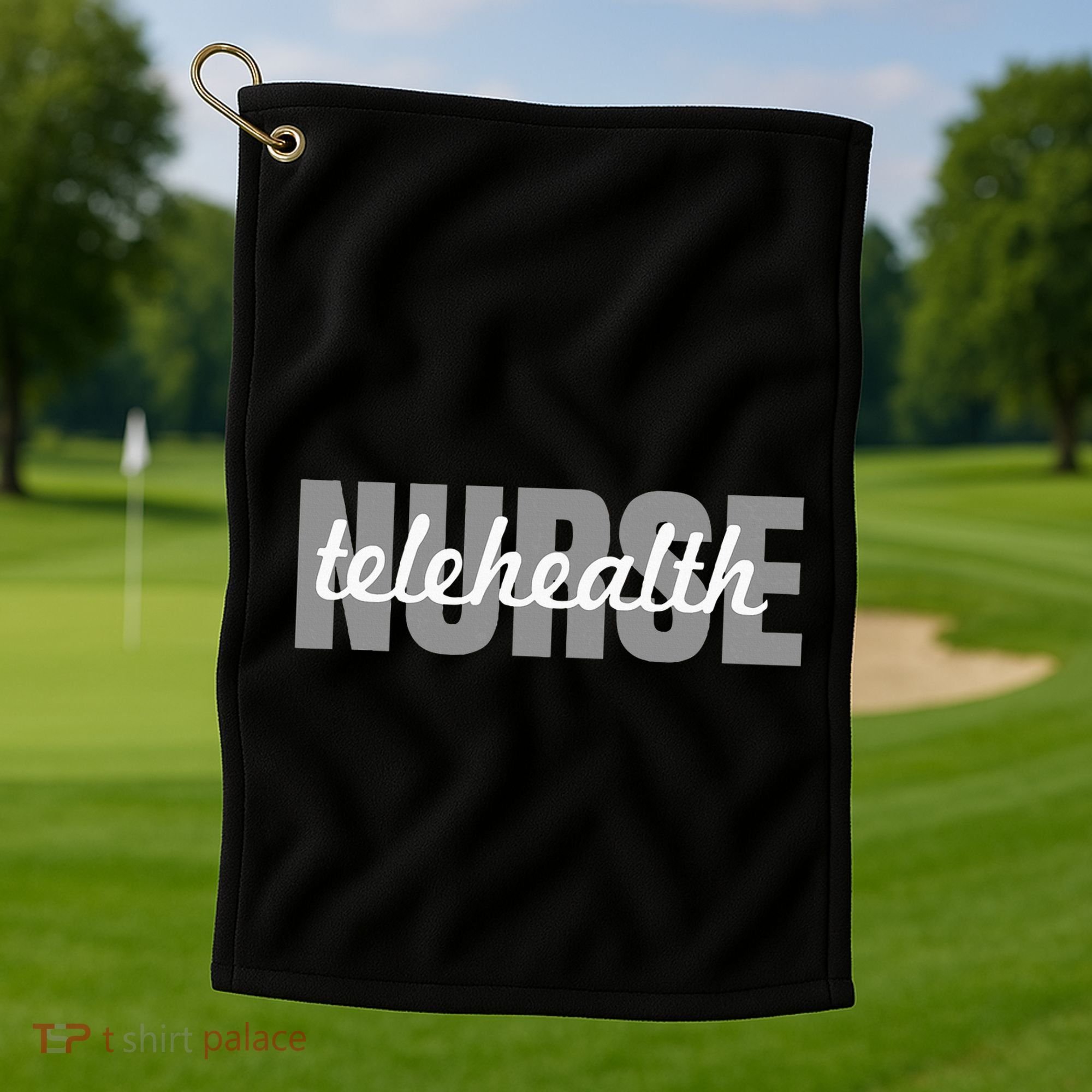 Telehealth Nurse Outfit Virtual Nursing Golf Towel