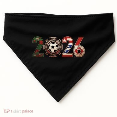 Three Nations One Game 2026 Soccer Cup USA-Made Doggie Bandana