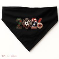 Three Nations One Game 2026 Soccer Cup USA-Made Doggie Bandana thumb 0