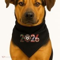 Three Nations One Game 2026 Soccer Cup USA-Made Doggie Bandana thumb 1