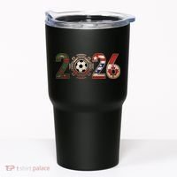Three Nations One Game 2026 Soccer Cup Tumbler thumb 0