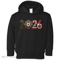 Three Nations One Game 2026 Soccer Cup Toddler Hoodie thumb 0