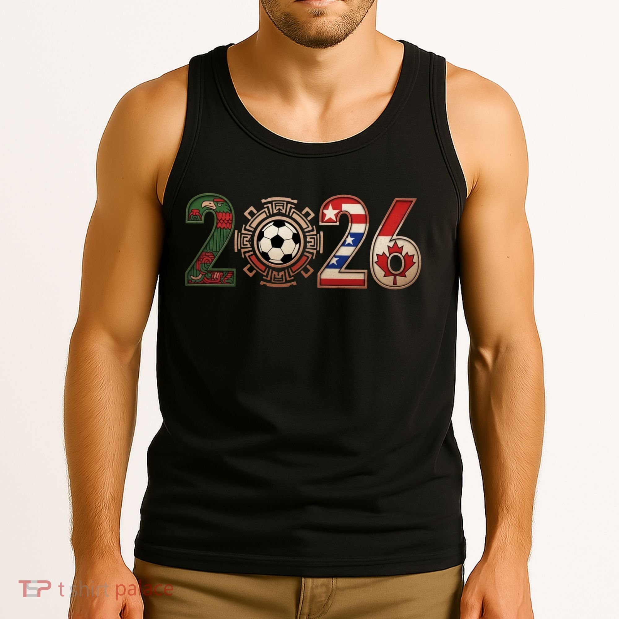 Three Nations One Game 2026 Soccer Cup Tank Top