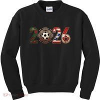 Three Nations One Game 2026 Soccer Cup Kids Sweatshirt thumb 0