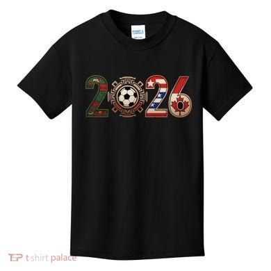 Three Nations One Game 2026 Soccer Cup Kids T-Shirt