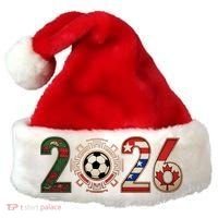 Three Nations One Game 2026 Soccer Cup Santa Hat thumb 0