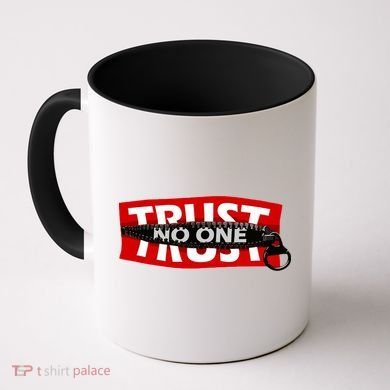 Trust No One Graphic Coffee Mug