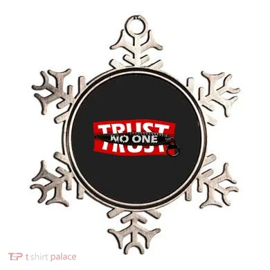 Trust No One Graphic Ornament