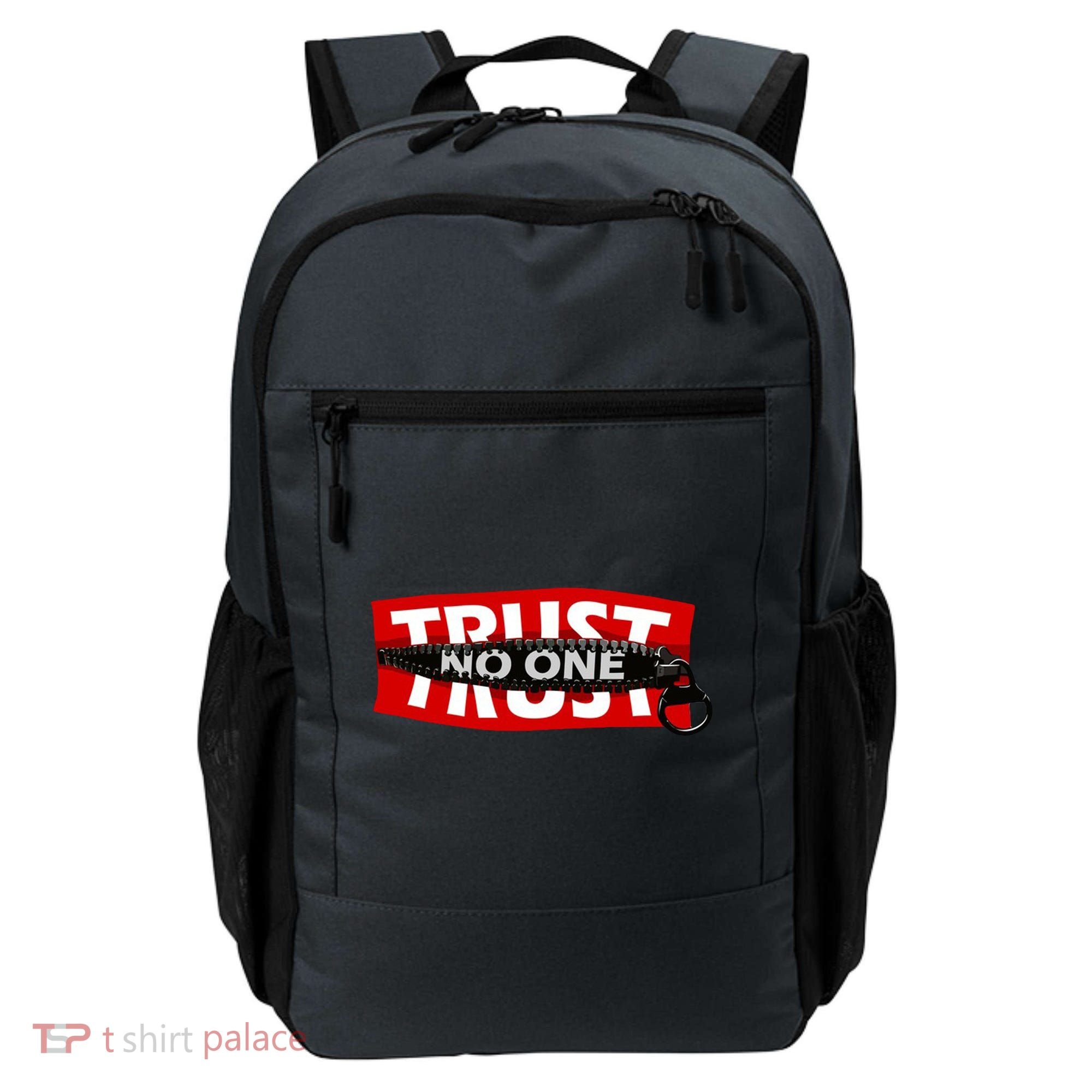 Trust No One Graphic Backpack