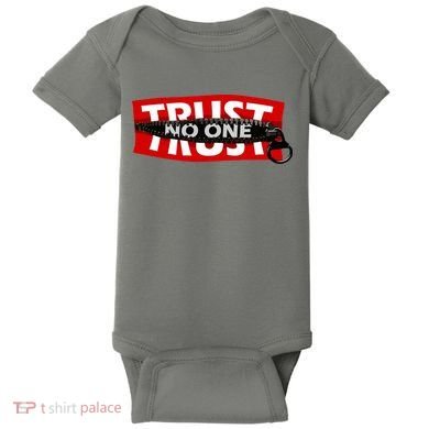 Trust No One Graphic Baby Bodysuit