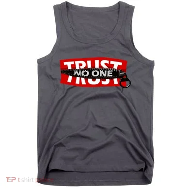 Trust No One Graphic Tank Top