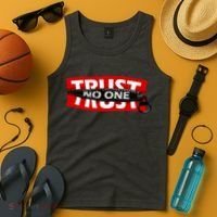 Trust No One Graphic Tank Top thumb 4