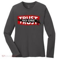 Trust No One Graphic Women's Long Sleeve Shirt thumb 0