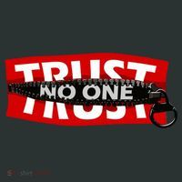 Trust No One Graphic Kids Sweatshirt thumb 2