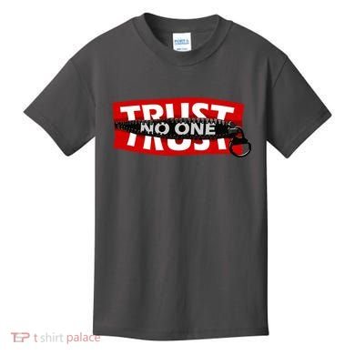 Trust No One Graphic Kids T-Shirt