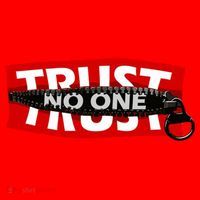 Trust No One Graphic Santa Hat thumb 1