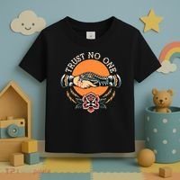 Trust No One Handshake Snake Traditional Tattoo Art Toddler T-Shirt thumb 3