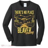 There's No Place I'd Rather Be Than Beaver Valley Kids Long Sleeve Shirt thumb 0