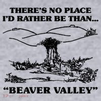 Theres No Place Id Rather Be Than Beaver Valley Funny Gift Women's Sweatshirt thumb 2