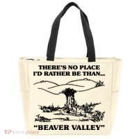 Theres No Place Id Rather Be Than Beaver Valley Funny Gift Tote Bag thumb 0