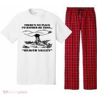 Theres No Place Id Rather Be Than Beaver Valley Funny Gift Pajama Set thumb 0