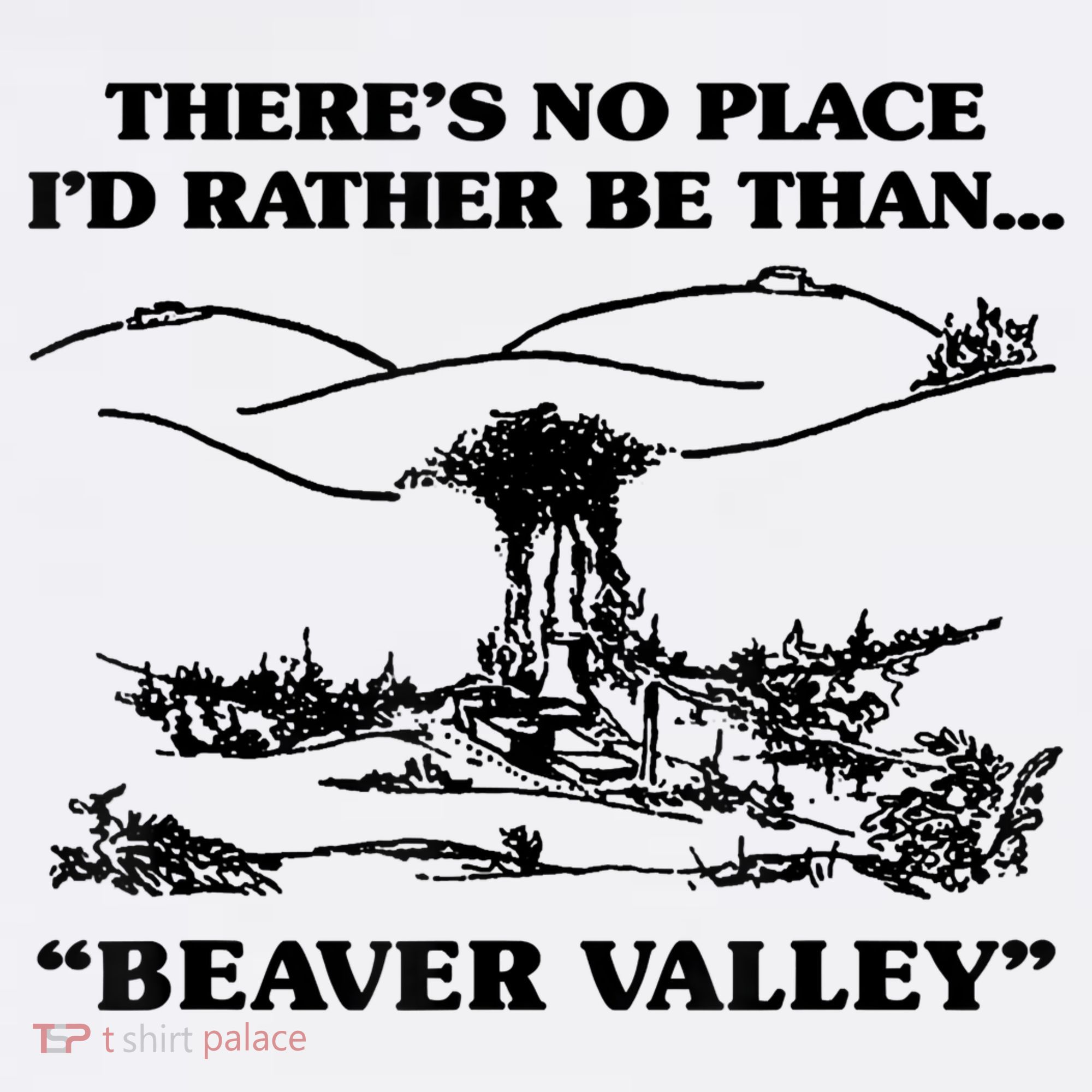Theres No Place Id Rather Be Than Beaver Valley Funny Gift Women's Hoodie