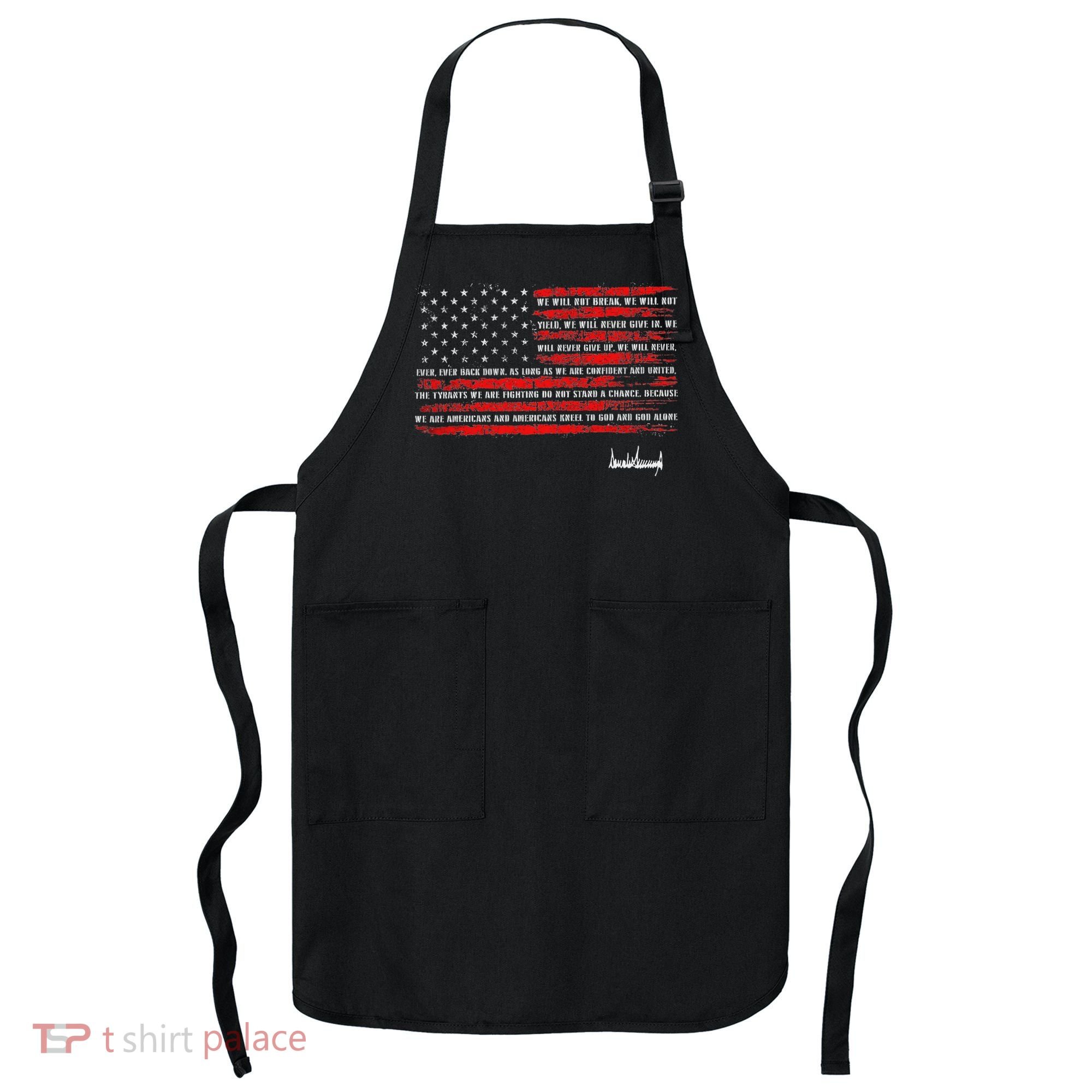 Trump Nation Proclamation Flag Apron