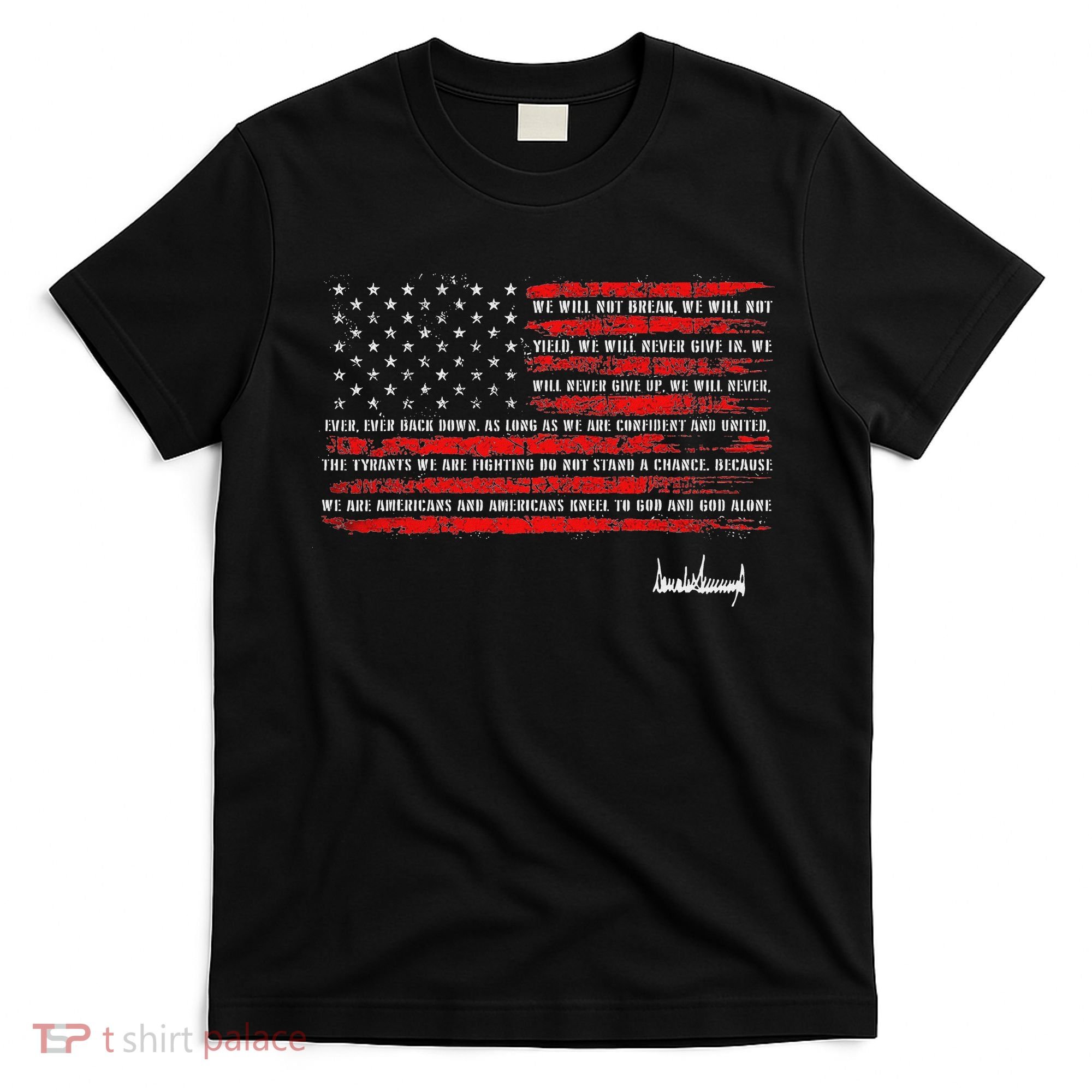 Trump Nation Proclamation Flag T-Shirt