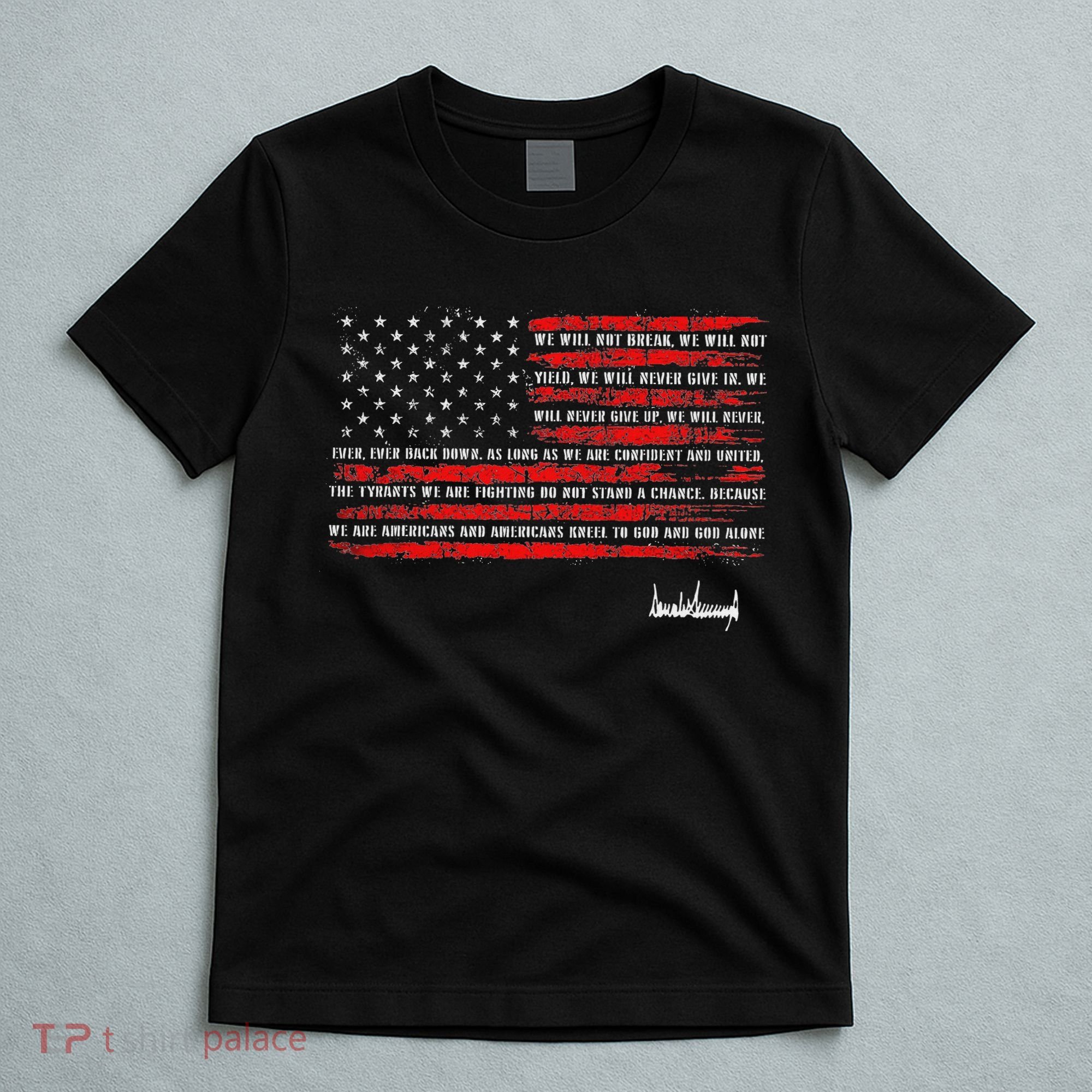 Trump Nation Proclamation Flag T-Shirt