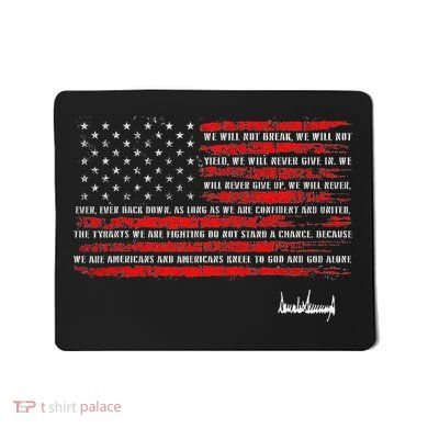 Trump Nation Proclamation Flag Mousepad