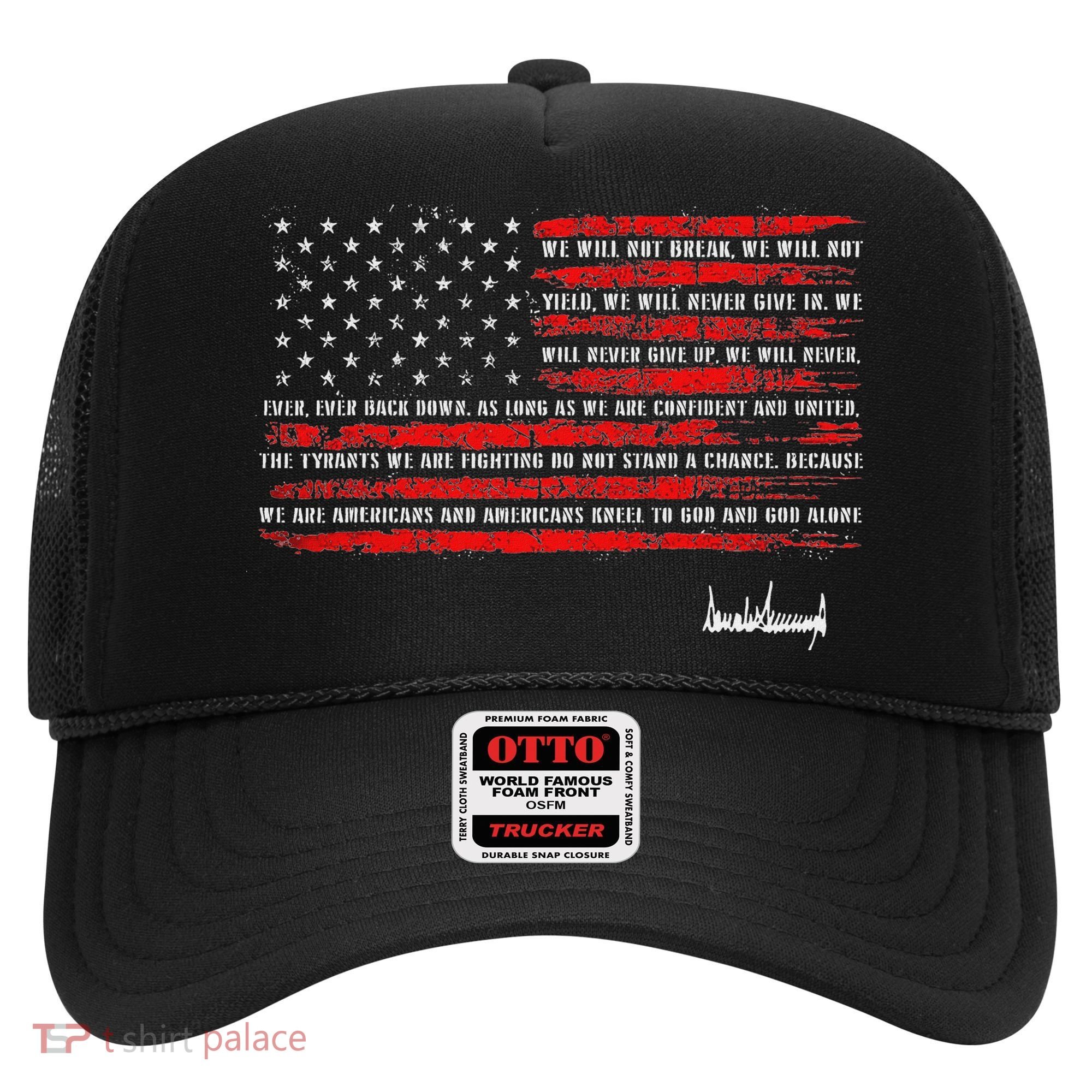 Trump Nation Proclamation Flag Hat