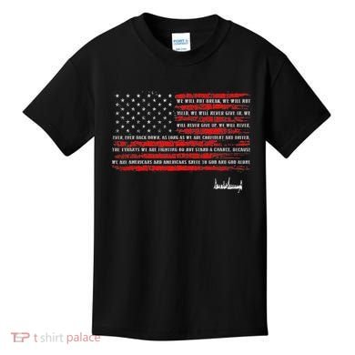 Trump Nation Proclamation Flag Kids T-Shirt
